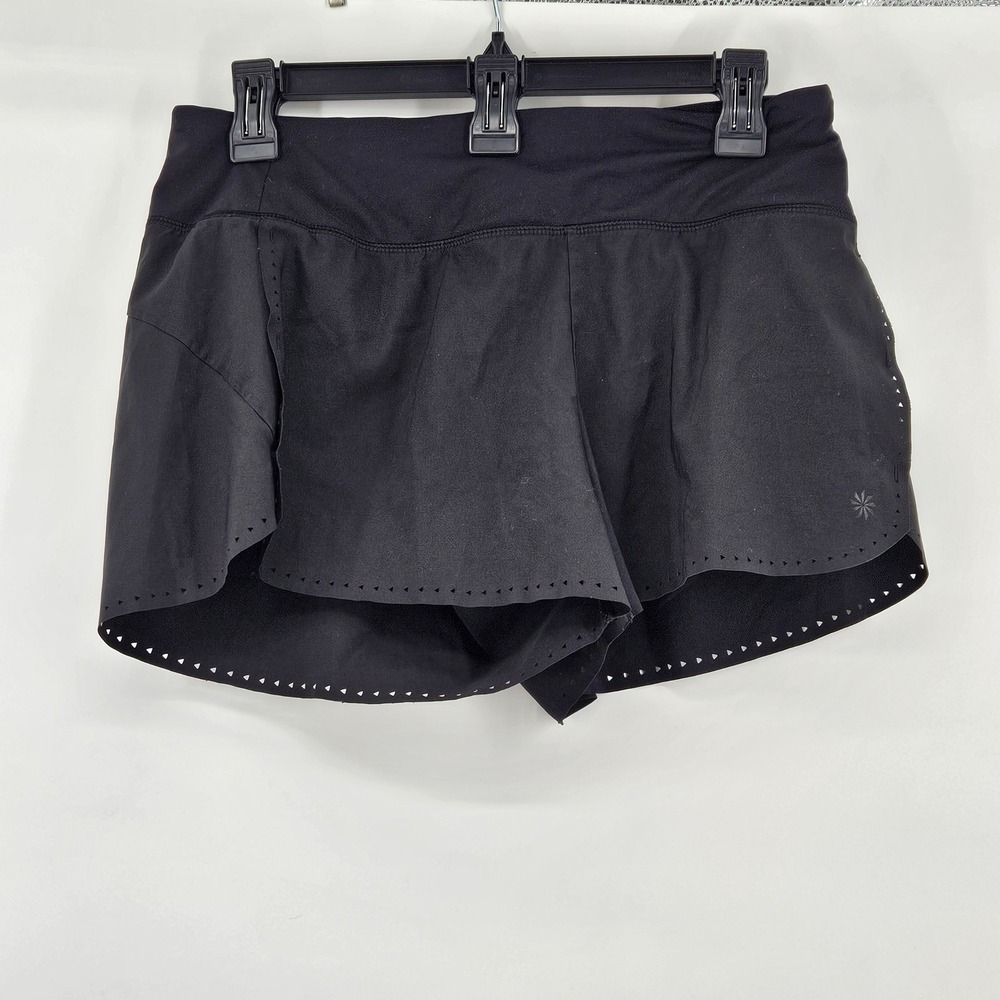 Athleta Black Athletic Shorts Athleisure Gym Walking Workourt Women Size S